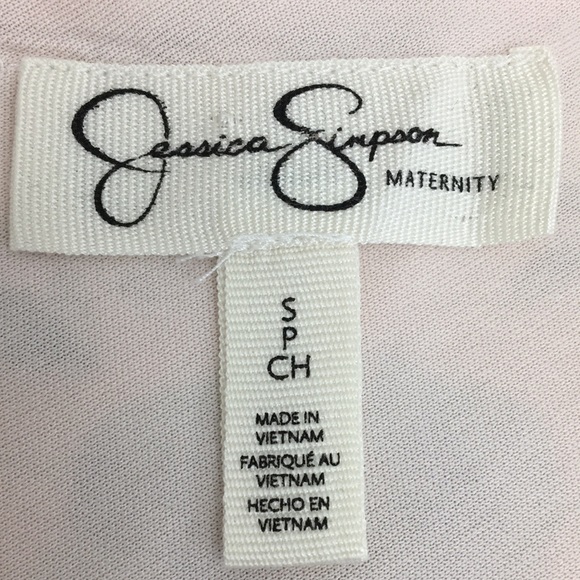 Jessica Simpson Maternity V-Neck Floral Flowy Dress Size S EXCELLENT Condition - Picture 8 of 8